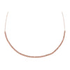 14K Rose Gold / 2 Carats Cupcake Set Diamond Tennis Choker 14K - Adina Eden's Jewels