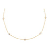 Gold Diamond By The Yard Choker - Adina Eden's Jewels