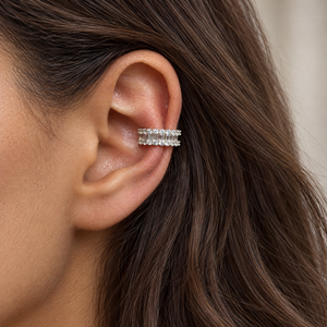 CZ Multi Row Ear Cuff - Adina Eden's Jewels