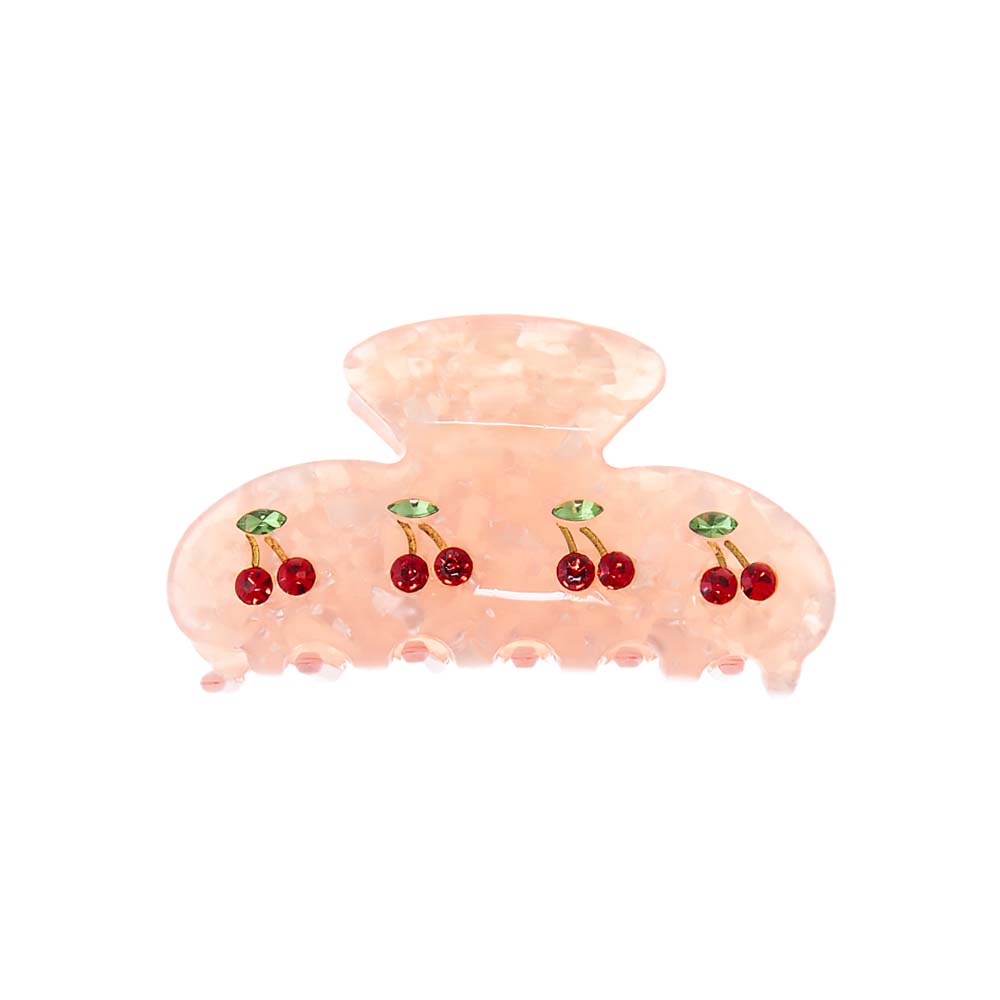 Pink Four Cherry Besties Hair Claw Clip - Adina Eden's Jewels