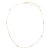 Pearl Embedded Chain Necklace 14K - Adina Eden's Jewels