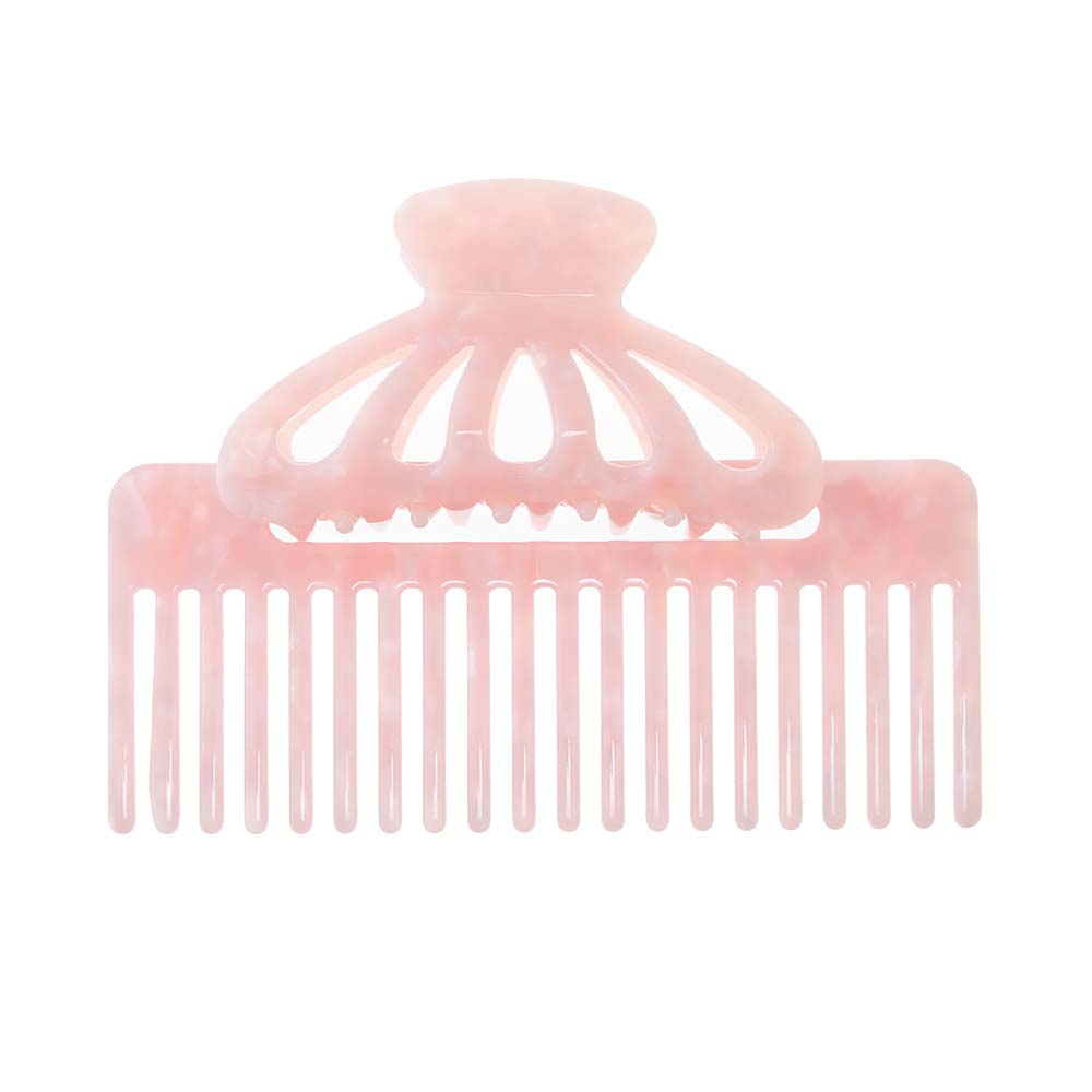 Pink Comb & Claw Clip Hair Set - Adina Eden's Jewels
