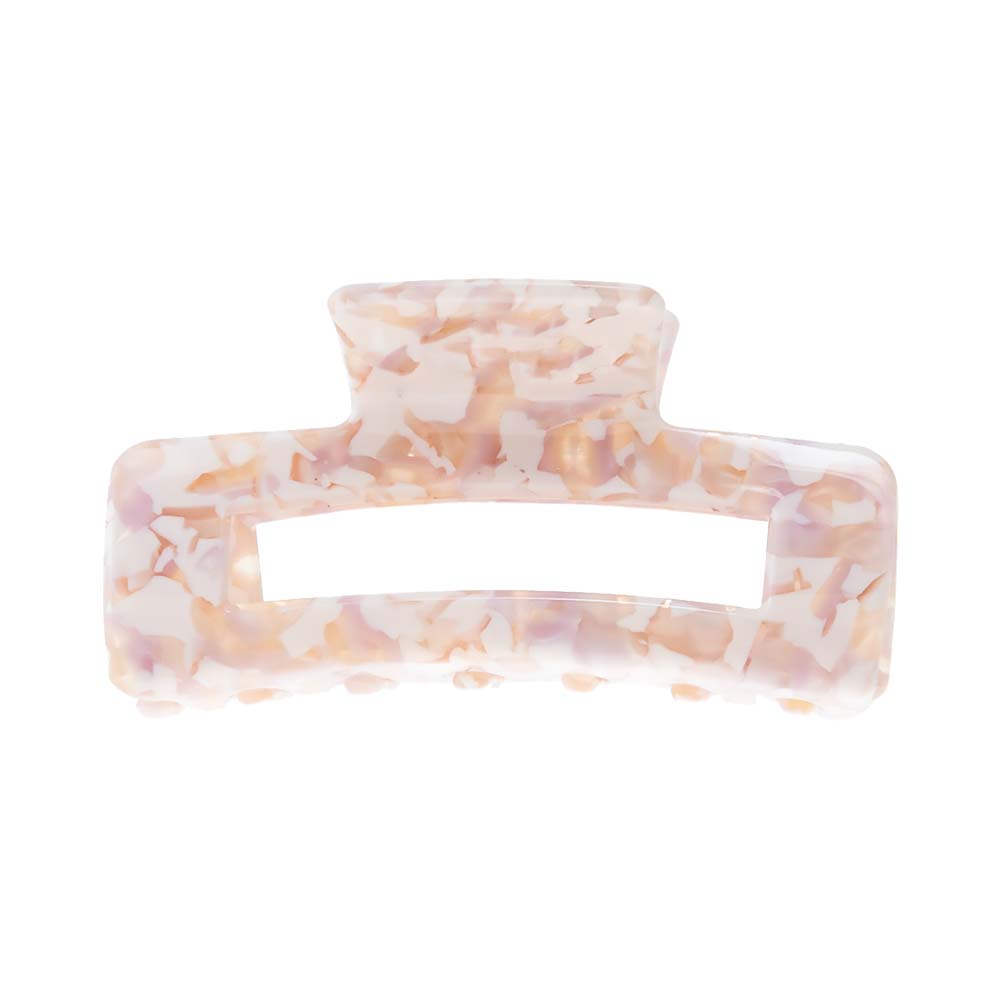 Purple Large Open Rectangle Hair Claw Clip - Adina Eden's Jewels