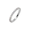 Silver / 5 CZ Thin Eternity Band - Adina Eden's Jewels