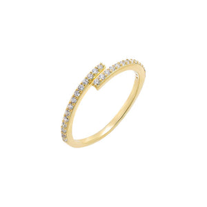 Pavé Thin Wrap Ring