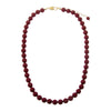 Burgundy Beaded Necklace - Adina Eden's Jewels