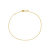 14K Gold / 7IN Rolo Chain Bracelet 14K - Adina Eden's Jewels