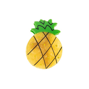 Yellow Pineapple Hair Claw Clip - Adina Eden's Jewels