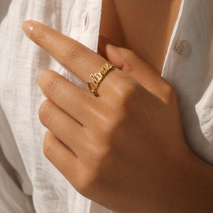 Script Name Ring - Adina Eden's Jewels