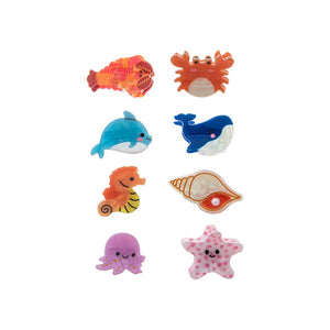 Multi Color Under the Sea Mini Claw Clips - Adina Eden's Jewels