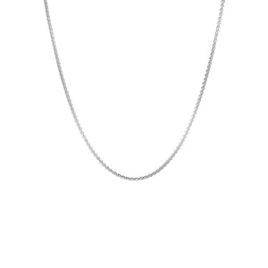 Solid Round Box Chain Necklace