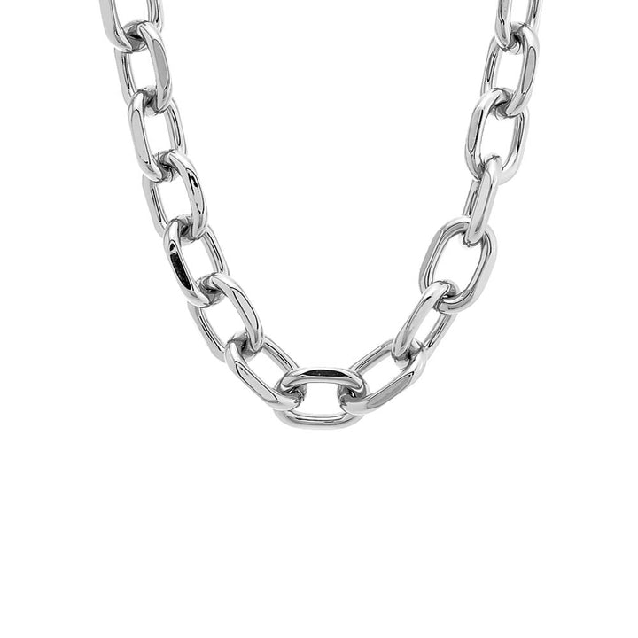Silver Super Chunk Open Link Necklace - Adina Eden's Jewels