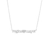 Silver Solid Lowercase Heart Double Name Necklace - Adina Eden's Jewels