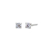 Lab Grown Diamond Four Prong Solitaire Stud Earring 14K - Adina Eden's Jewels