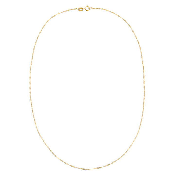  Singapore Chain Necklace 14K - Adina Eden's Jewels