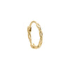 14K Gold / Single Solid Chain Link Huggie Earring 14K - Adina Eden's Jewels