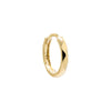 14K Gold / Single Solid Lined Cartilage Huggie Earring 14K - Adina Eden's Jewels