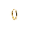 14K Gold / Single Solid Mini Rounded Cartilage Huggie Earring 14K - Adina Eden's Jewels