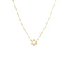 14K Gold Solid Star of David Necklace 14K - Adina Eden's Jewels