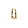  Solid Triangular Open Huggie Earring 14K - Adina Eden's Jewels