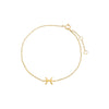 14K Gold / Pisces Solid Zodiac Bracelet 14K - Adina Eden's Jewels