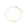 14K Gold / Sagittarius Solid Zodiac Bracelet 14K - Adina Eden's Jewels