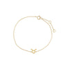 14K Gold / Taurus Solid Zodiac Bracelet 14K - Adina Eden's Jewels