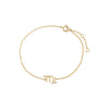 14K Gold / Virgo Solid Zodiac Bracelet 14K - Adina Eden's Jewels