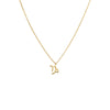 14K Gold / Capricorn Solid Zodiac Necklace 14K - Adina Eden's Jewels