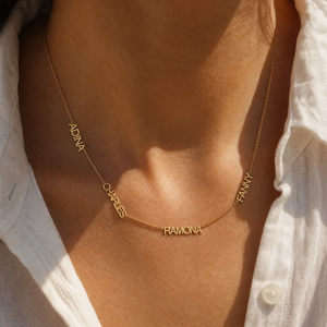 Solid Nameplate Necklace