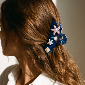 Starfish Shell Claw Clip - Adina Eden's Jewels