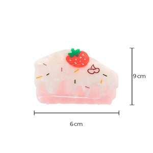 Strawberry & Sprinkles Hair Caw Clip - Adina Eden's Jewels