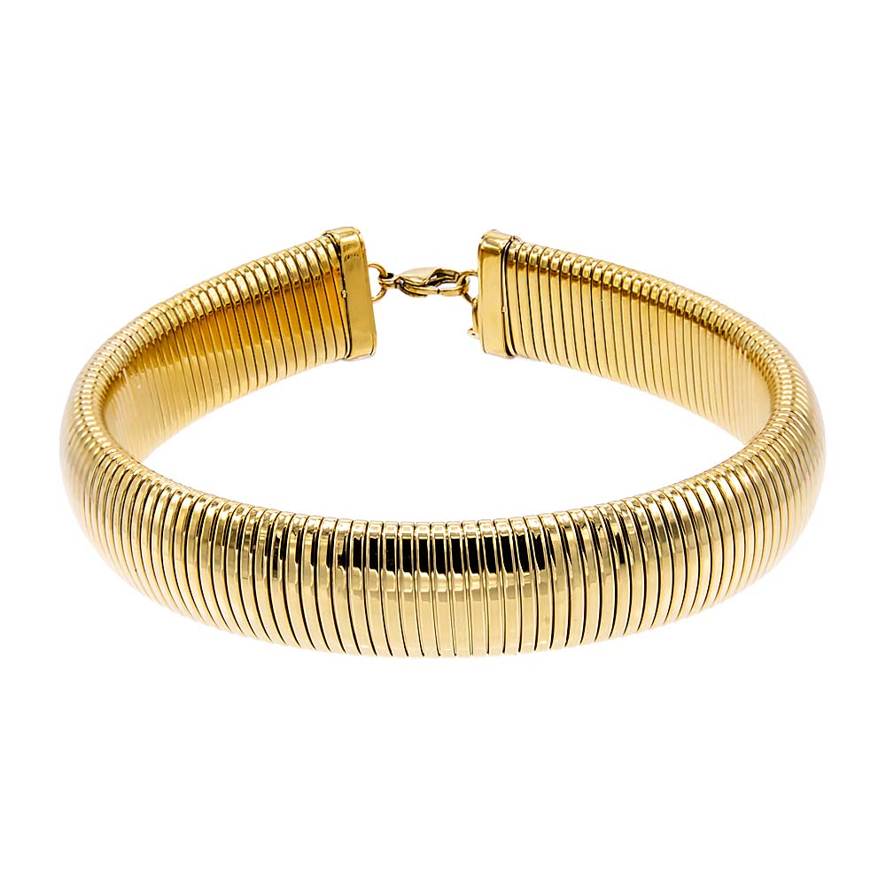 Gold / 20 MM Super Chunky Snake Chain Choker - Adina Eden's Jewels