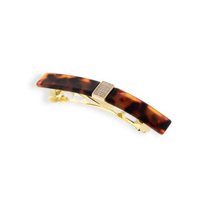 Pave Rectangle Acetate Hair barette - Adina Eden's Jewels