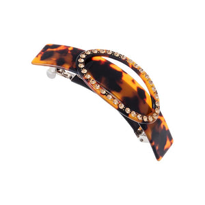 Rhinestone Belt Style Hair Barrette - Adina Eden's Jewels