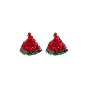 Red Take A Bite Out Of My Watermelon Hair Clip - Adina Eden's Jewels