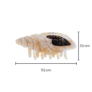 Two Tone Seashell Claw Clip - Adina Eden's Jewels