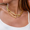  Solid Chunky Paperclip Necklace - Adina Eden's Jewels