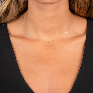  Diamond By the Yard Necklace 14K - Adina Eden's Jewels