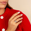  Lab Grown Diamond Oval Engagement Ring 14K - Adina Eden's Jewels