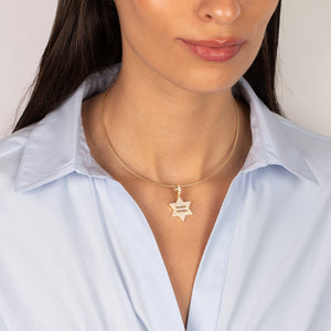CZ Pave Star Of David Pendant Charm - Adina Eden's Jewels