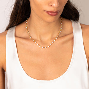 CZ Multi Graduated Tennis Chain Necklace - Adina Eden's Jewels