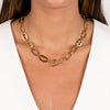  Chunky Open Link Toggle Necklace - Adina Eden's Jewels