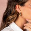  Solid Indented On The Ear Stud Earring - Adina Eden's Jewels