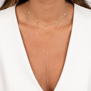  Dainty Pearl Necklace - Adina Eden's Jewels