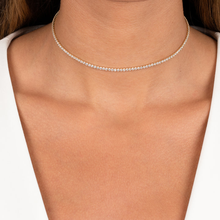  Thin Tennis Choker - Adina Eden's Jewels