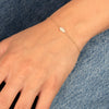  Diamond Pave Hamsa Bracelet 14K - Adina Eden's Jewels