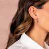  Solid Curved Teardrop Drop Earring - Adina Eden's Jewels