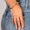  Solid Chunky Paperclip Link Bracelet - Adina Eden's Jewels