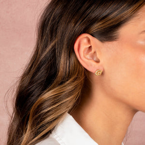  Twisted Rope Stud Earring - Adina Eden's Jewels